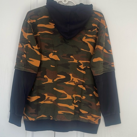 NWOT: SNIPER HERO CAMOUFLAGE PULLOVER HOODIE - NEW - Picture 10 of 14